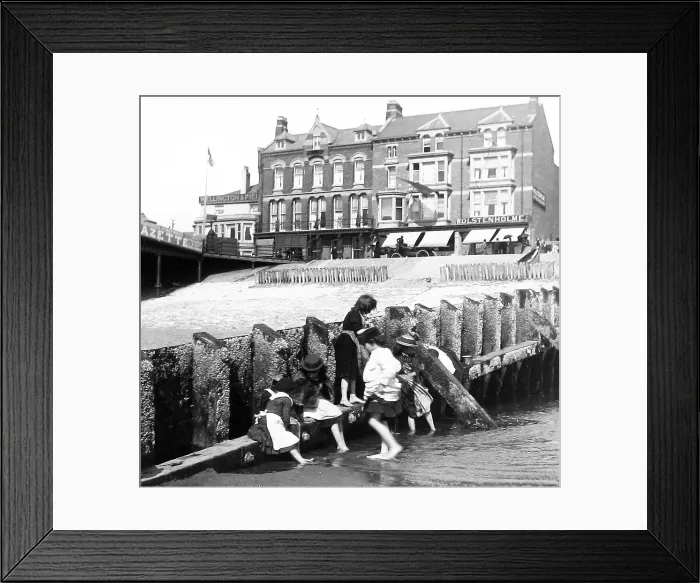 Framed Print : Blackpool Central Pier in 1890 Framed Print : Blackpool Central Pier in 1890