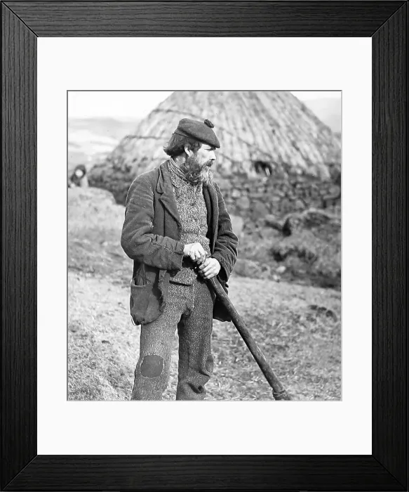 Framed Print : Isle of skye crofter Framed Print : Isle of skye crofter