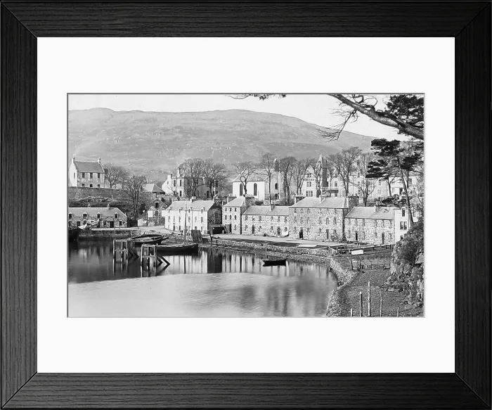 Framed Print : Portree Isle of Skye Victorian period Framed Print : Portree Isle of Skye Victorian period