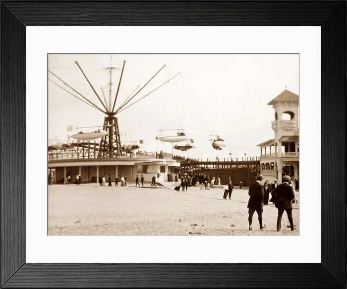 Framed Print : Blackpool Pleasure Beach Victorian period Framed Print : Blackpool Pleasure Beach Victorian period