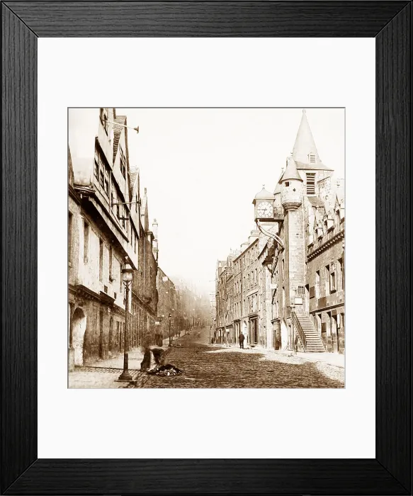 Framed Print : Cannongate, Edinburgh Framed Print : Cannongate, Edinburgh