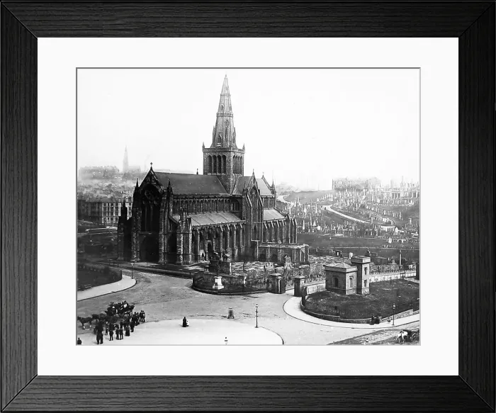 Framed Print : Glasgow Cathedral Victorian period Framed Print : Glasgow Cathedral Victorian period