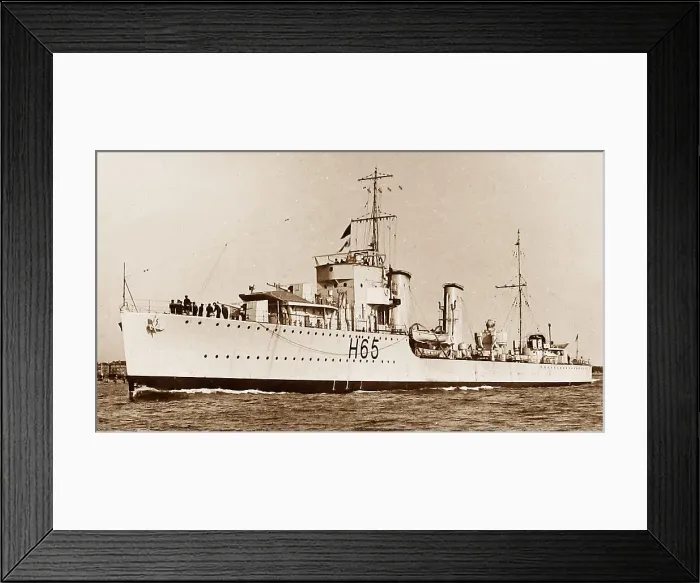 Framed Print : Royal Navy Beagle Class Destroyer HMS Boadicea in 1930 Framed Print : Royal Navy Beagle Class Destroyer HMS Boadicea in 1930