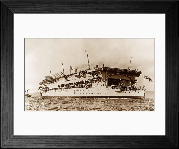 Framed Print : Royal Navy HMS Courageous aircraft carrier Framed Print : Royal Navy HMS Courageous aircraft carrier