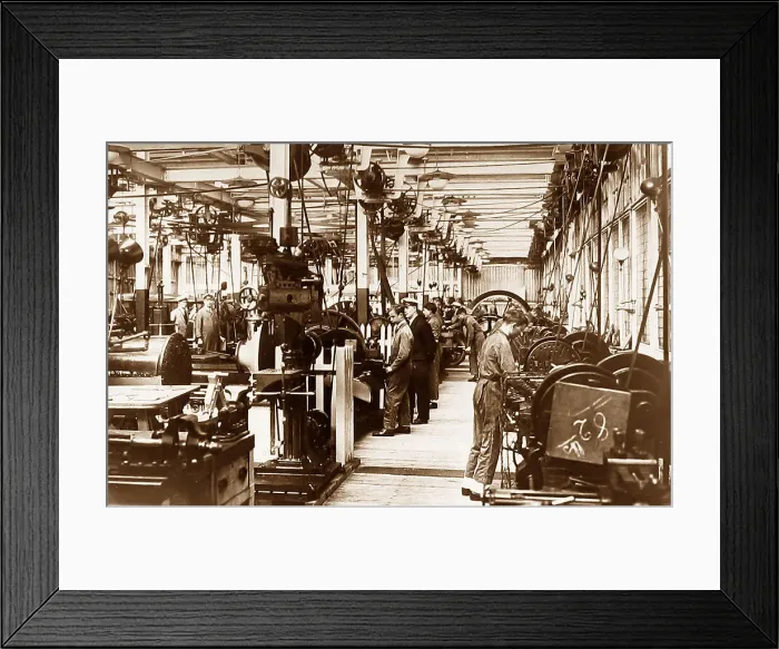 Framed Print : Royal Navy RNC Dartmouth Machine Shop Framed Print : Royal Navy RNC Dartmouth Machine Shop