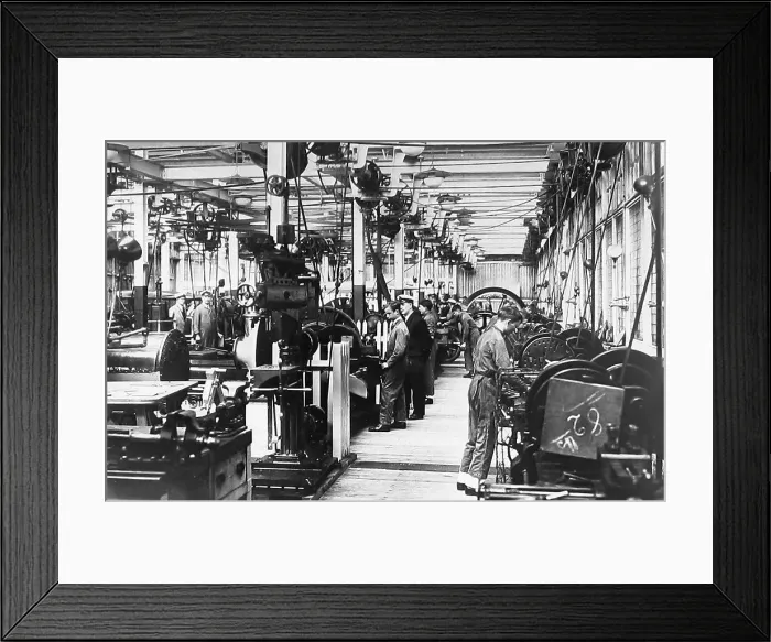 Framed Print : Royal Naval College Dartmouth - machine shop Framed Print : Royal Naval College Dartmouth - machine shop