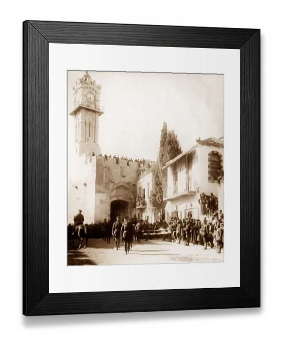 Framed Print : General Allenby in Jerusalem in May 1918 Framed Print : General Allenby in Jerusalem in May 1918