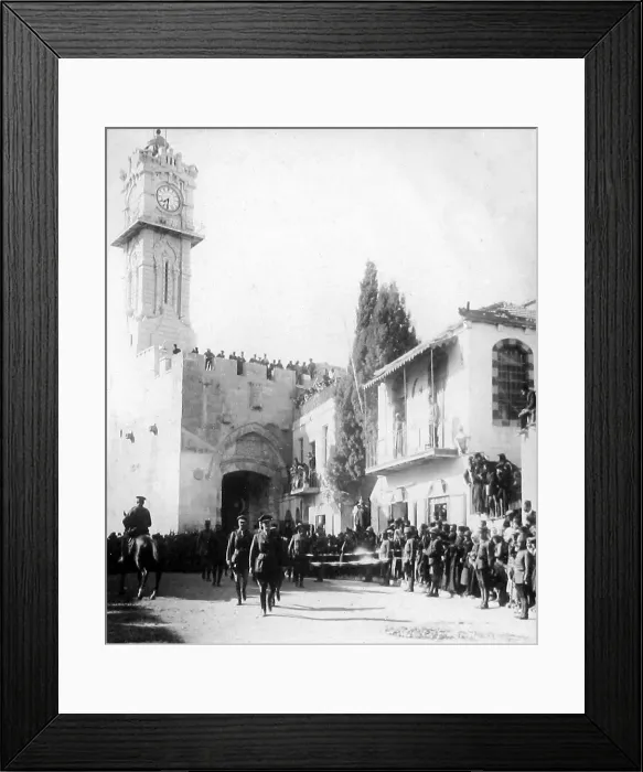 Framed Print : General Allenby in Jerusalem during WW1 Framed Print : General Allenby in Jerusalem during WW1