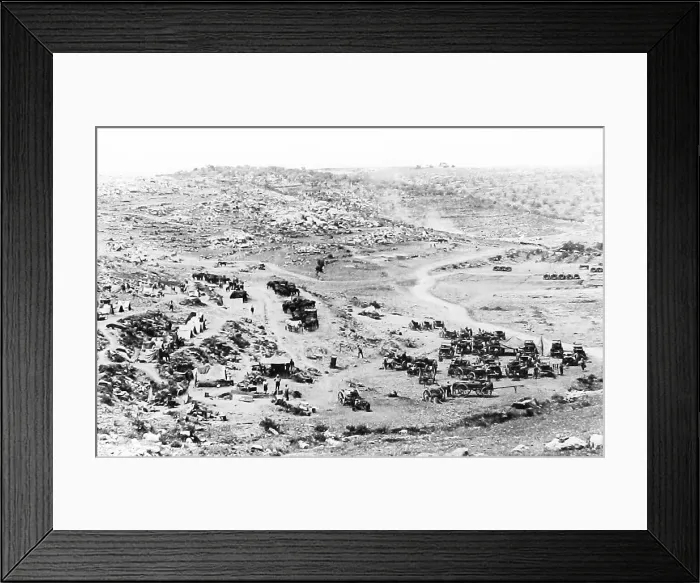 Framed Print : A Divisional Horse Transport Pack during WW1 Framed Print : A Divisional Horse Transport Pack during WW1