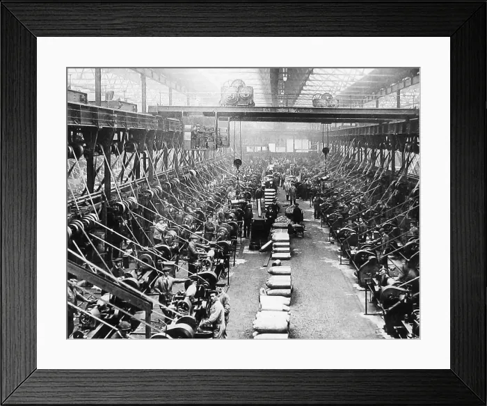 Framed Print : British Munitions factory during WW1 Framed Print : British Munitions factory during WW1