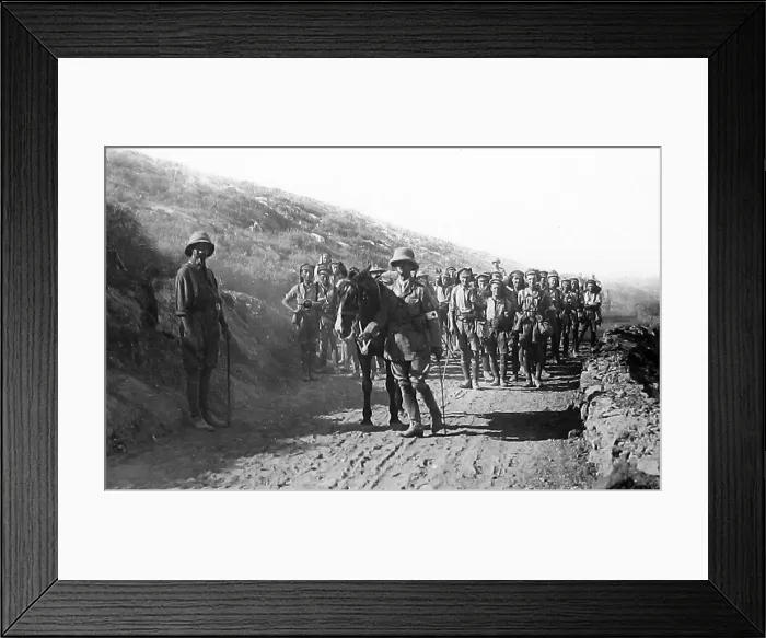 Framed Print : Crossing the Ladder of Tyre on the way to Beirut during WW1 Framed Print : Crossing the Ladder of Tyre on the way to Beirut during WW1