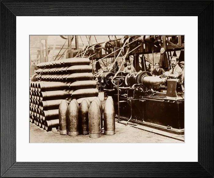 Framed Print : WW1 Munitions Factory Framed Print : WW1 Munitions Factory