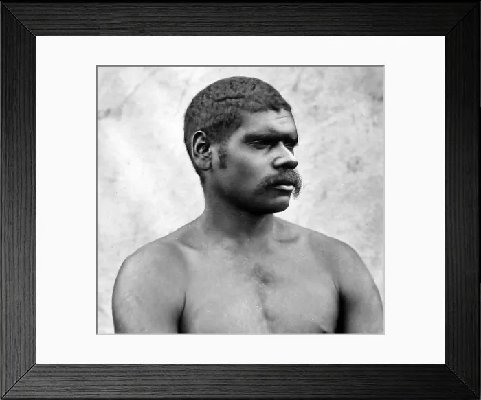 Framed Print : Aborigine New South Wales Australia Victorian period Framed Print : Aborigine New South Wales Australia Victorian period