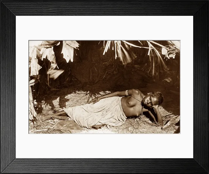 Framed Print : Aborigine Queensland Australia Victorian period Framed Print : Aborigine Queensland Australia Victorian period