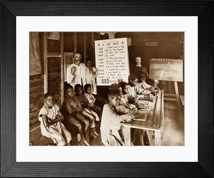 Framed Print : Aborigine Mission School Queensland Australia Framed Print : Aborigine Mission School Queensland Australia