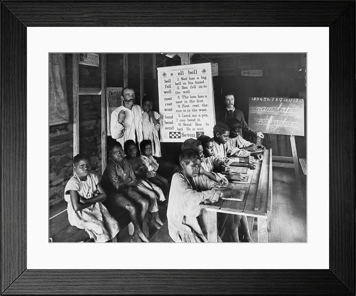 Framed Print : Aborigine Mission School Queensland Australia Framed Print : Aborigine Mission School Queensland Australia