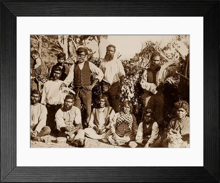Framed Print : Aborigines Victoria Australia Victorian period Framed Print : Aborigines Victoria Australia Victorian period
