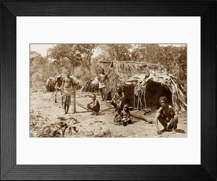 Framed Print : Aborigines Queensland Australia Victorian period Framed Print : Aborigines Queensland Australia Victorian period