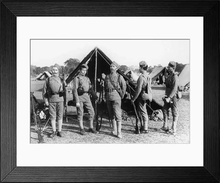 Framed Print : 38th Gharwal Rifles Victorian period Framed Print : 38th Gharwal Rifles Victorian period