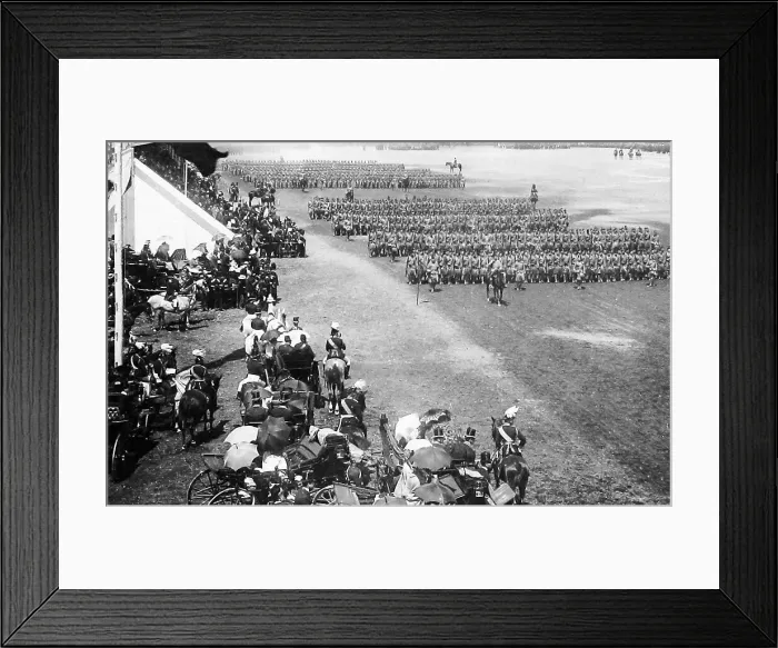 Framed Print : Queen Victoria Diamond Jubilee Review at Aldershot