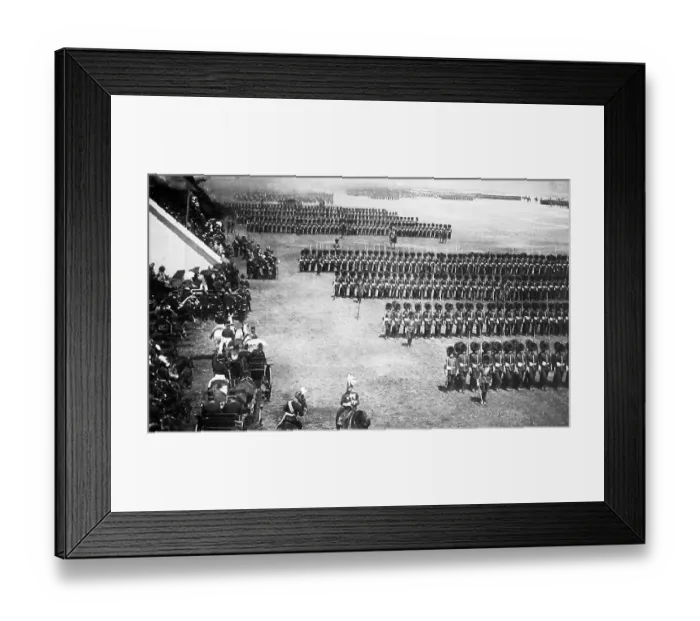 Framed Print : Queen Victoria Diamond Jubilee Review at Aldershot - Guards Framed Print : Queen Victoria Diamond Jubilee Review at Aldershot - Guards