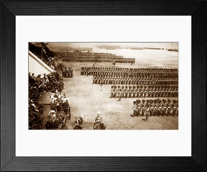 Framed Print : Gurads Regiment, Queen Victoria Jubilee at Aldershot Framed Print : Gurads Regiment, Queen Victoria Jubilee at Aldershot