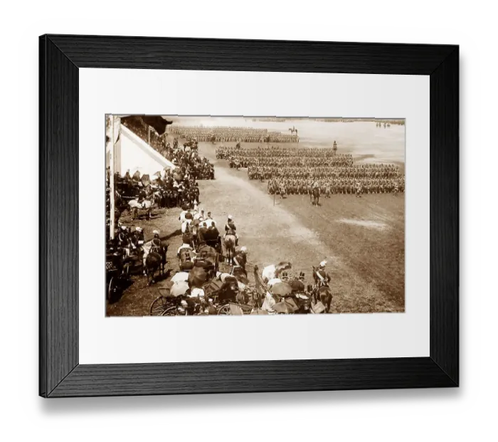 Framed Print : Volunteers Review, Queen Victoria Jubilee at Aldershot