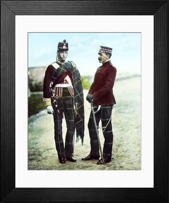 Framed Print : Highland Light Infantry Victorian period
