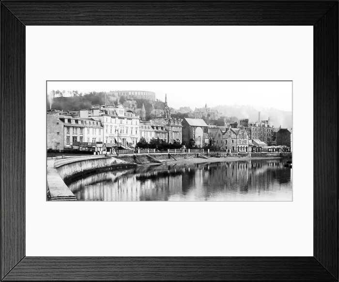 Framed Print : The Esplanade Oban Victorian period Framed Print : The Esplanade Oban Victorian period