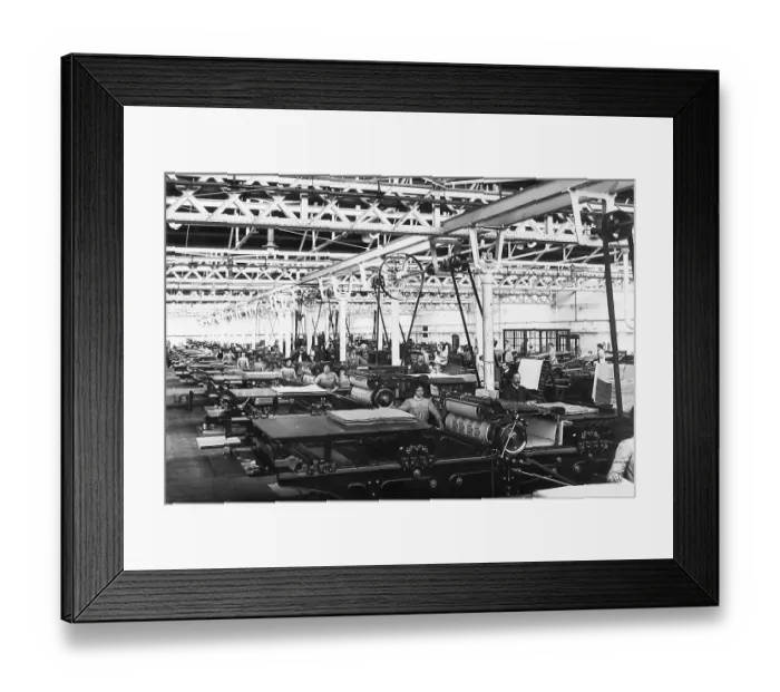 Framed Print : Printing Department, Port Sunlight soap factory, Wirral Framed Print : Printing Department, Port Sunlight soap factory, Wirral