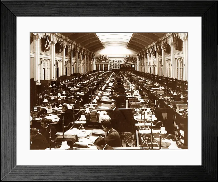 Framed Print : Port Sunlight - The Office East Wing - early 1900s Framed Print : Port Sunlight - The Office East Wing - early 1900s