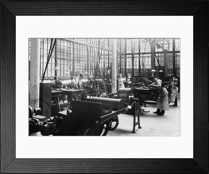 Framed Print : Electrotyping Department, Port Sunlight soap factory, Wirral Framed Print : Electrotyping Department, Port Sunlight soap factory, Wirral