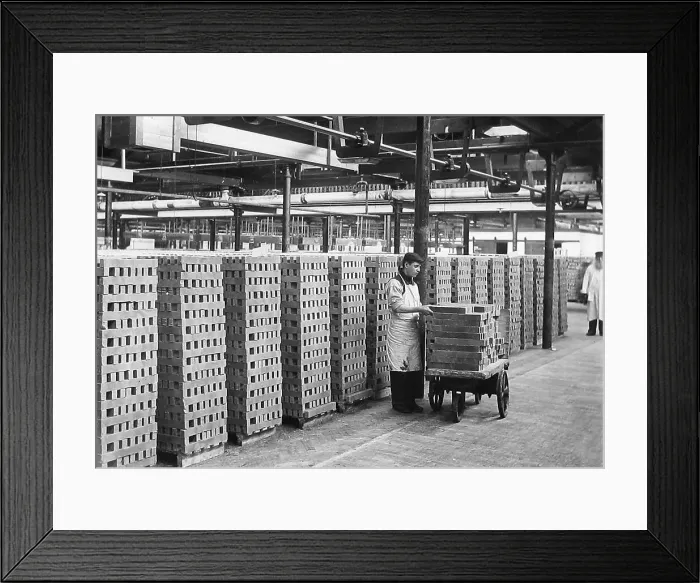 Framed Print : Soap stacked to dry, Port Sunlight soap factory, Wirral Framed Print : Soap stacked to dry, Port Sunlight soap factory, Wirral