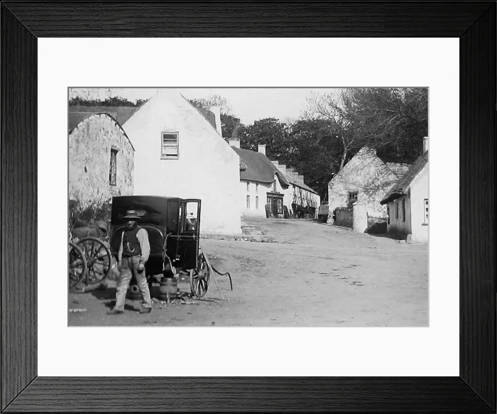 Framed Print : Ballynure early 1900s Framed Print : Ballynure early 1900s