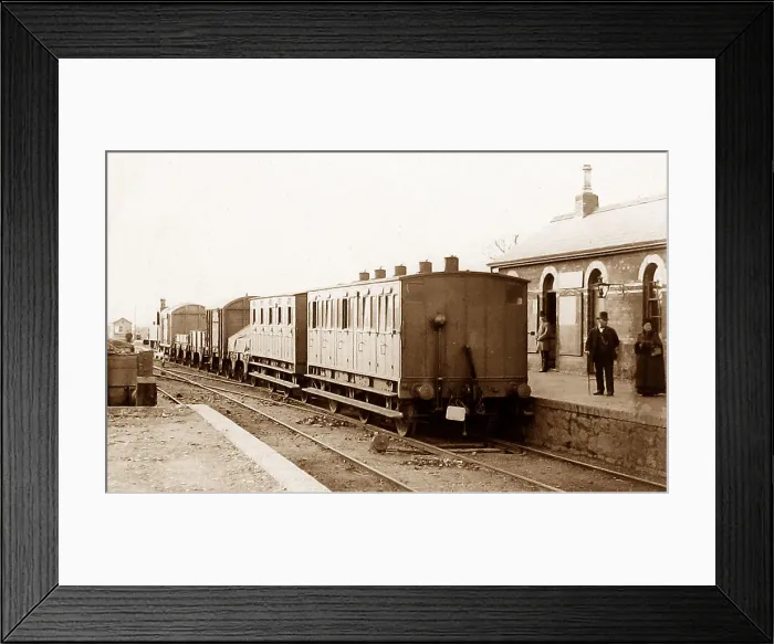 Framed Print : Ballyclare Railway Station, Ireland Framed Print : Ballyclare Railway Station, Ireland