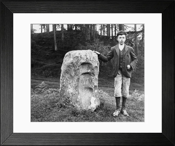 Framed Print : Bucking stone near Dolaucothi Gold Mine near Pumsaint, Wales Framed Print : Bucking stone near Dolaucothi Gold Mine near Pumsaint, Wales
