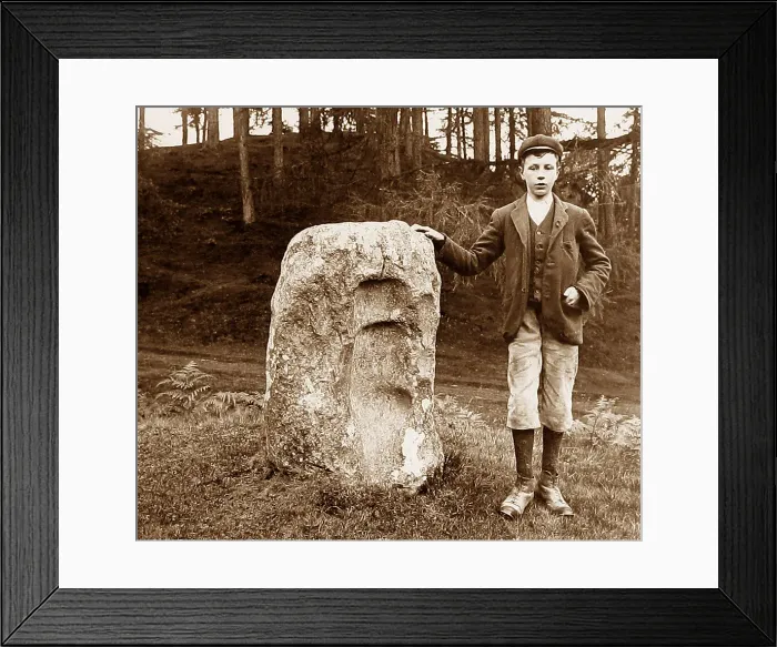 Framed Print : A Bucking Stone near Dolaucothi Gold Mine near Pumsaint Framed Print : A Bucking Stone near Dolaucothi Gold Mine near Pumsaint