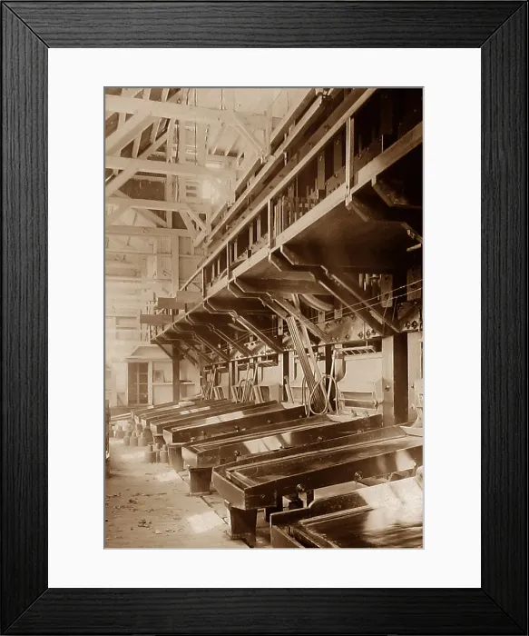 Framed Print : Gwynfynydd Gold Mine near Dolgellau - panning room Framed Print : Gwynfynydd Gold Mine near Dolgellau - panning room