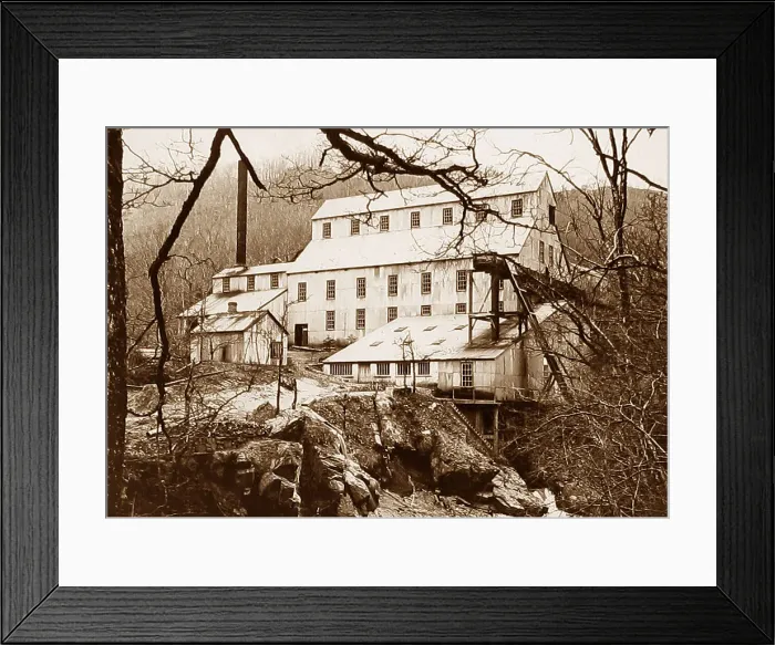 Framed Print : Gwynfynydd Gold Mine near Dolgellau early 1900s Framed Print : Gwynfynydd Gold Mine near Dolgellau early 1900s