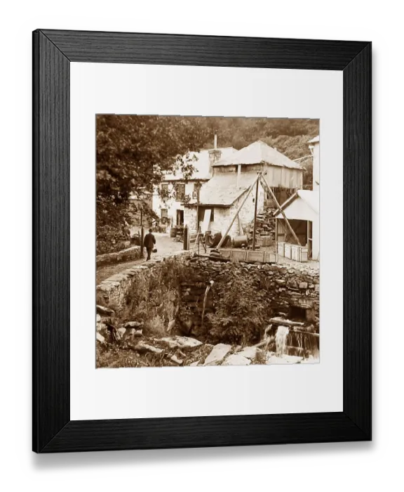 Framed Print : Clogau St. David's Gold Mine near Bontddu early 1900s Framed Print : Clogau St. David's Gold Mine near Bontddu early 1900s