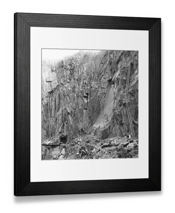 Framed Print : Bethesda Penryhn Slate Quarry, Wales Framed Print : Bethesda Penryhn Slate Quarry, Wales