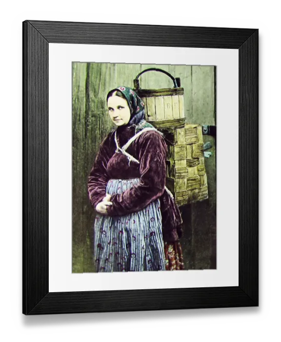 Framed Print : Russian herring seller pre-1900 Framed Print : Russian herring seller pre-1900
