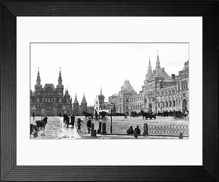 Framed Print : Russia Moscow Red Square pre-1900 Framed Print : Russia Moscow Red Square pre-1900