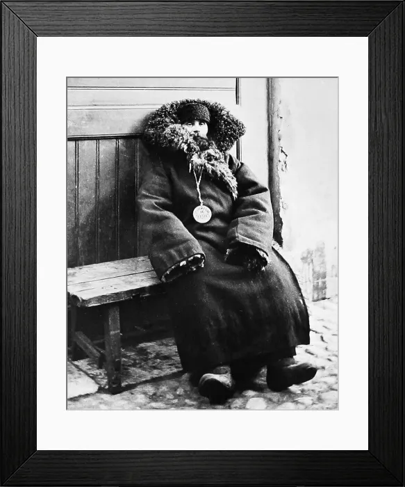 Framed Print : Russian Night Watchman pre-1900 Framed Print : Russian Night Watchman pre-1900