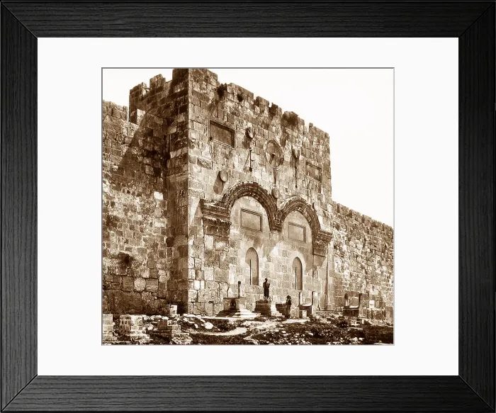Framed Print : The Golden Gate, Jerusalem Framed Print : The Golden Gate, Jerusalem