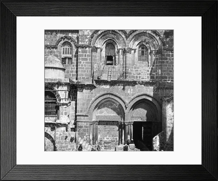 Framed Print : Jerusalem Church of the Holy Sepulchre probably 1870s Framed Print : Jerusalem Church of the Holy Sepulchre probably 1870s