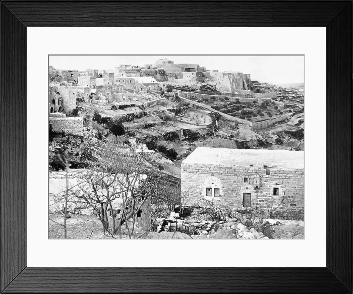 Framed Print : Bethlehem probably 1870s Framed Print : Bethlehem probably 1870s
