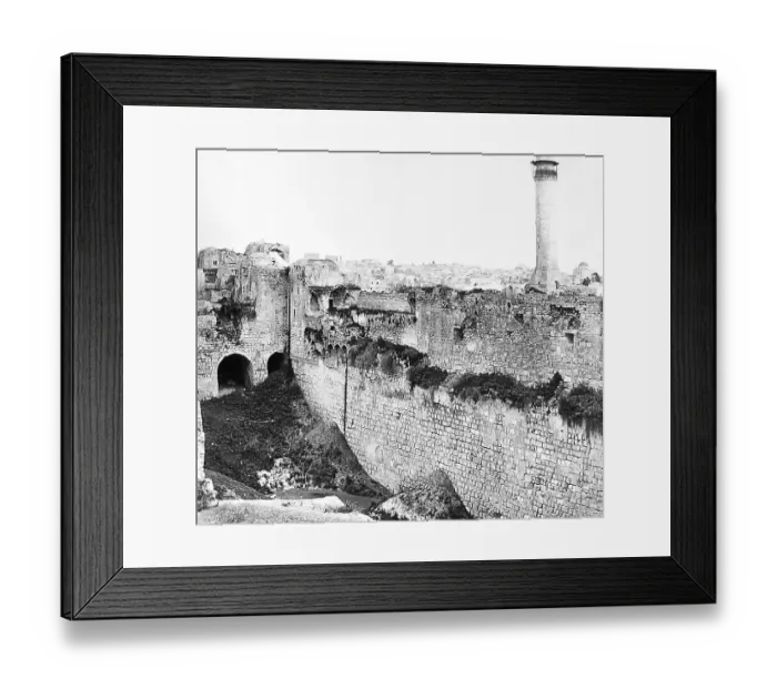Framed Print : Jerusalem Pool of Bethesda probably 1870s Framed Print : Jerusalem Pool of Bethesda probably 1870s