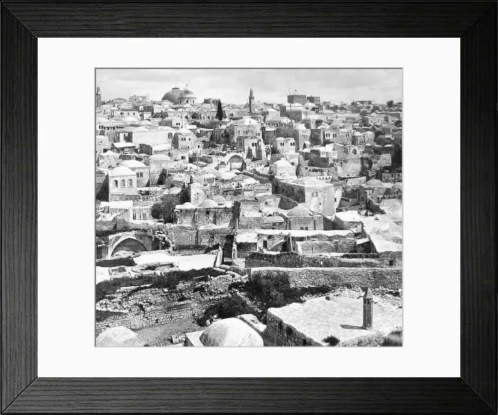 Framed Print : Jerusalem probably 1870s Framed Print : Jerusalem probably 1870s
