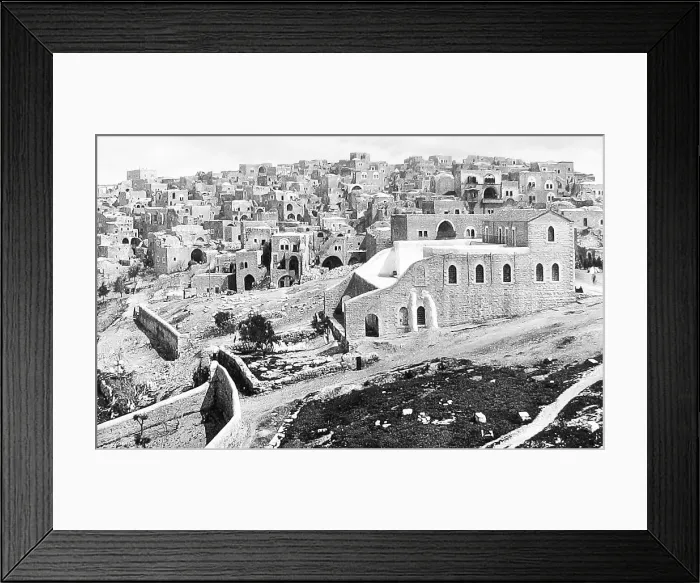 Framed Print : Bethlehem probably 1870s Framed Print : Bethlehem probably 1870s